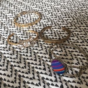 Bangles 4 different kinds Jcrew Madewell etc